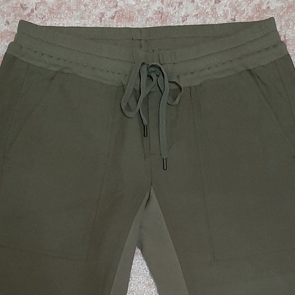 CAbi Marathon Olive Green Lounge Drawstring Jogger Pants - Picture 4 of 8